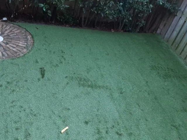 Garden Paving & Landscaping Services in Dublin 4 Artificial Grass being nstalled in a Templeogue Garden