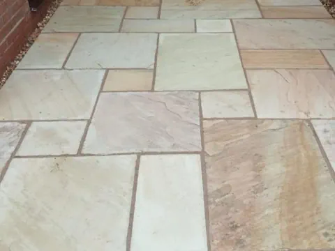 Porcelain Paved Patio Installed in South Dublin New Porcelain Paved Patio Installed in a Garden in South Dublin